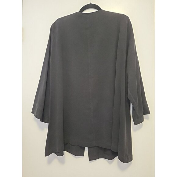 Pala Pala Women's Blazer Black 3/4 Sleeves Artsy L/XL - Picture 5 of 6